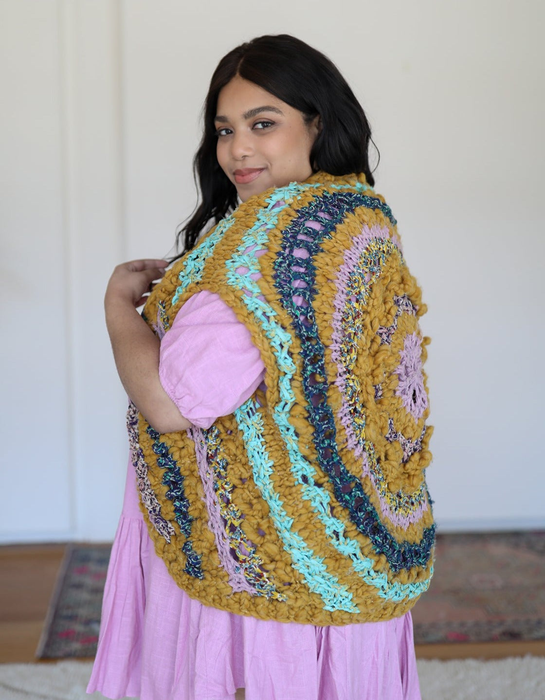 Knit Collage Secret Garden Cocoon Cardi Pattern