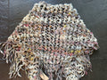 Color Dipped Twinkle Shawl ~ Amulet / Coconut Sparkle Sample 91