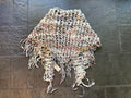 Color Dipped Twinkle Shawl ~ Amulet / Coconut Sparkle Sample 91