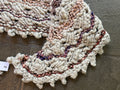 Constellation Shawl ~ Fog Heather / Blush Happy Sample 94