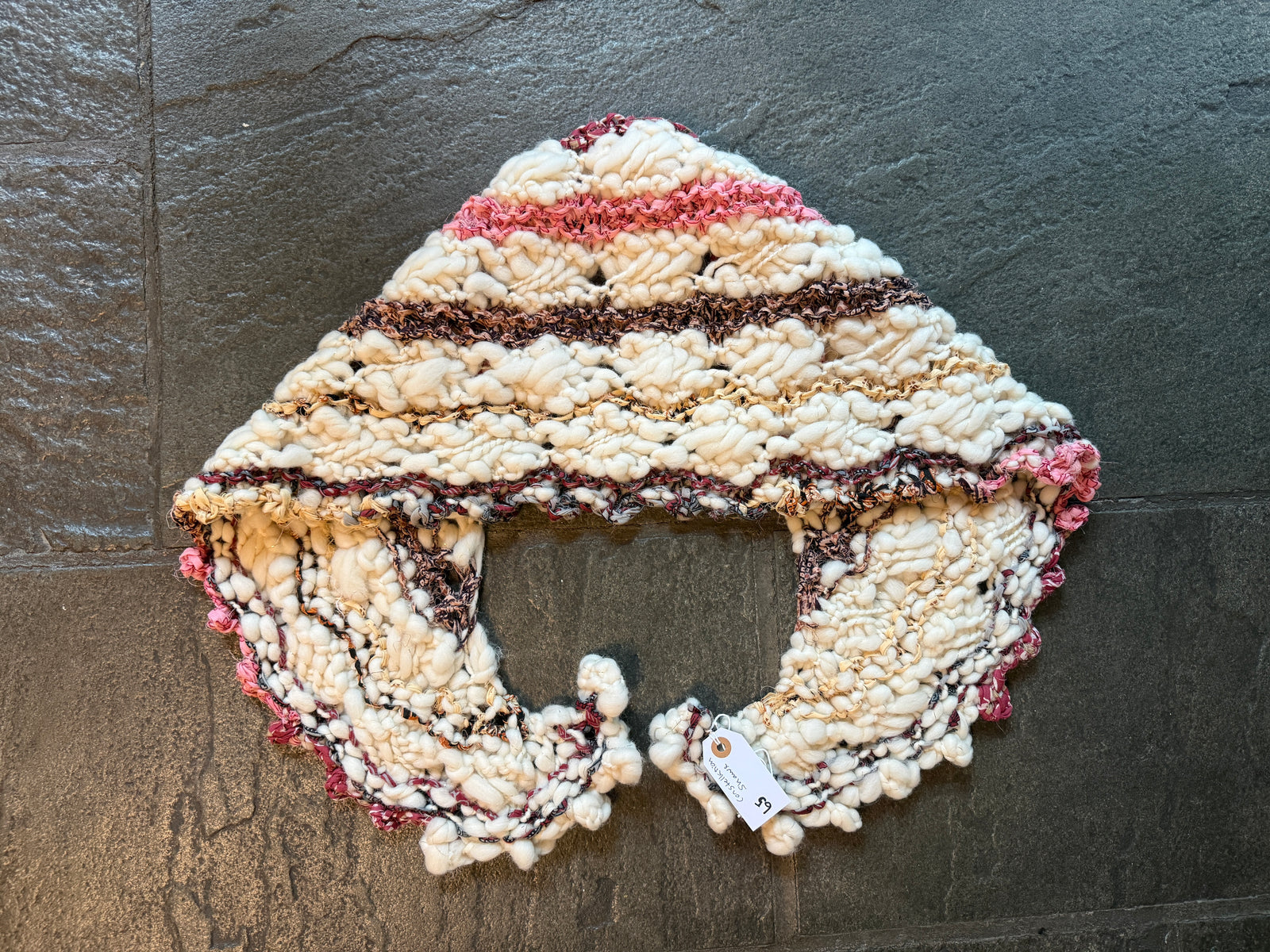 Constellation Shawl ~ French Vanilla / Mixed Wildflower Sample 65