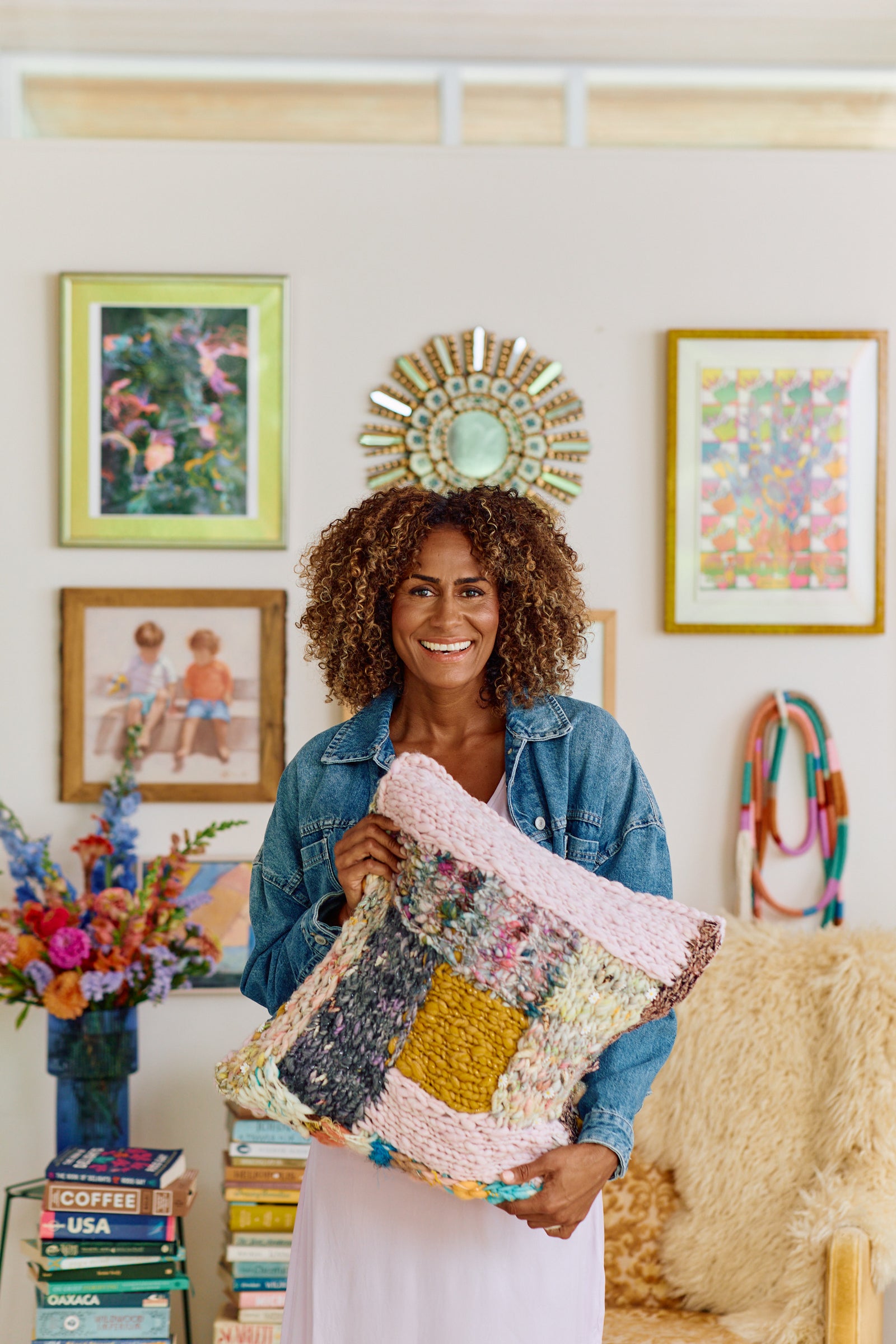 Cozy Cabin Pillow ~ Knitalong Kit