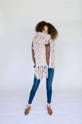 Knit Collage Cozy Happy Bobble Scarf Pattern