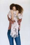 Knit Collage Cozy Happy Bobble Scarf Pattern