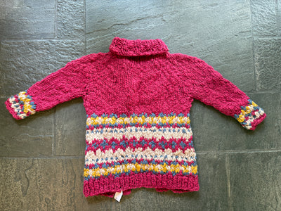 Cozy Thoughts Cardi ~ Moroccan Ruby Sample 92