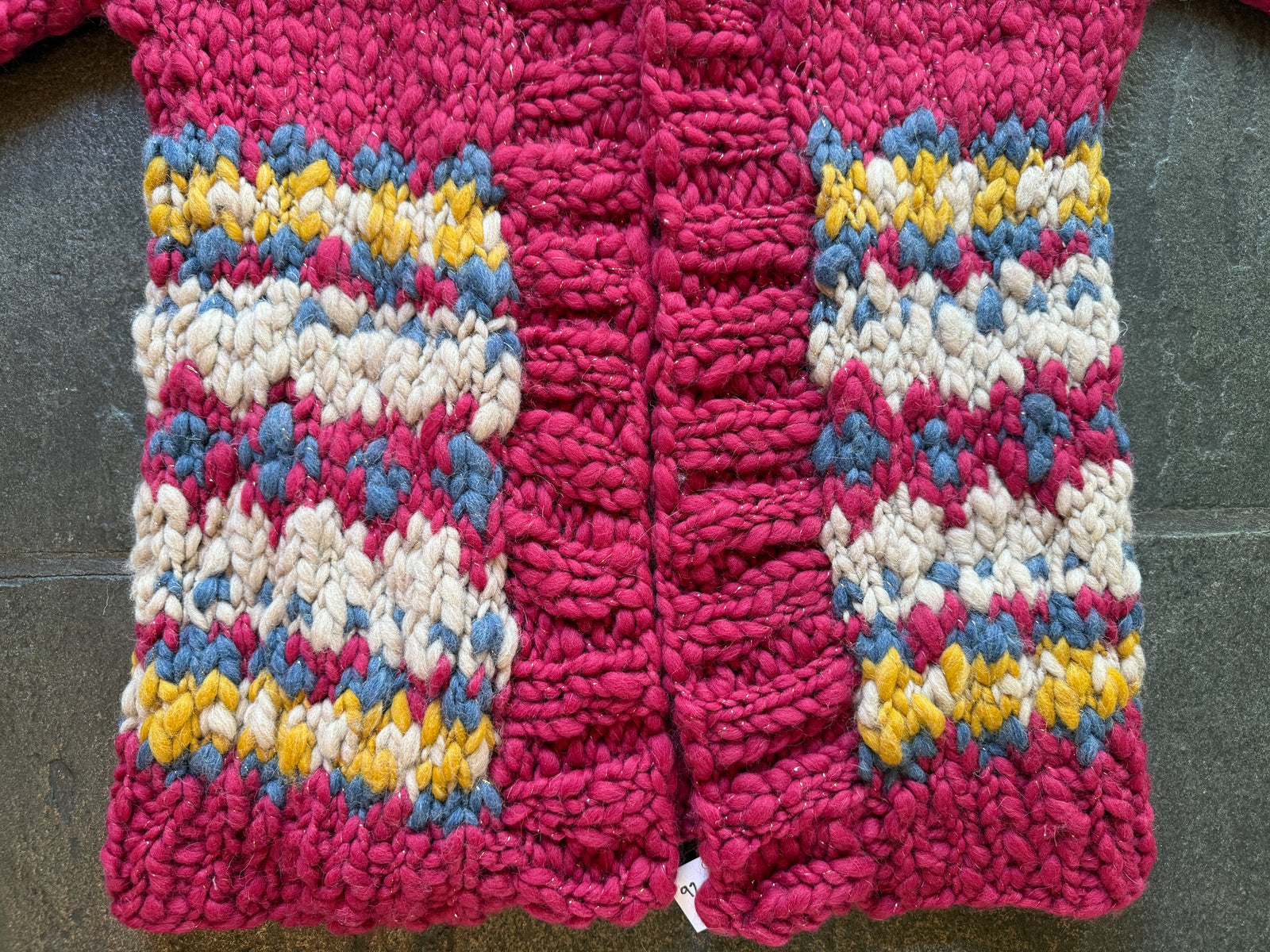 Cozy Thoughts Cardi ~ Moroccan Ruby Sample 92