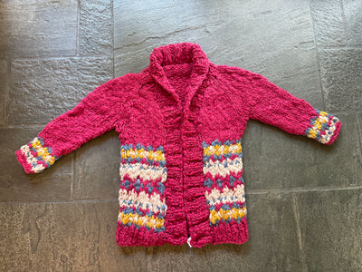 Cozy Thoughts Cardi ~ Moroccan Ruby Sample 92
