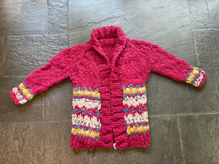 Cozy Thoughts Cardi ~ Moroccan Ruby Sample 92