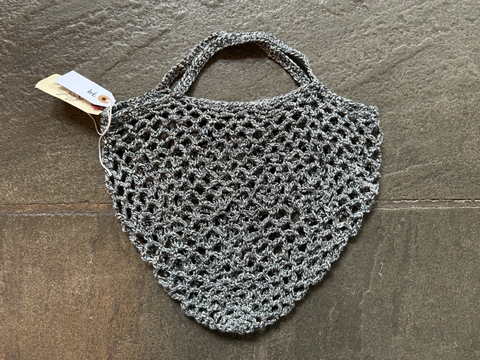 Crochet Grocery Bag ~ Maharani Silk Sample 74