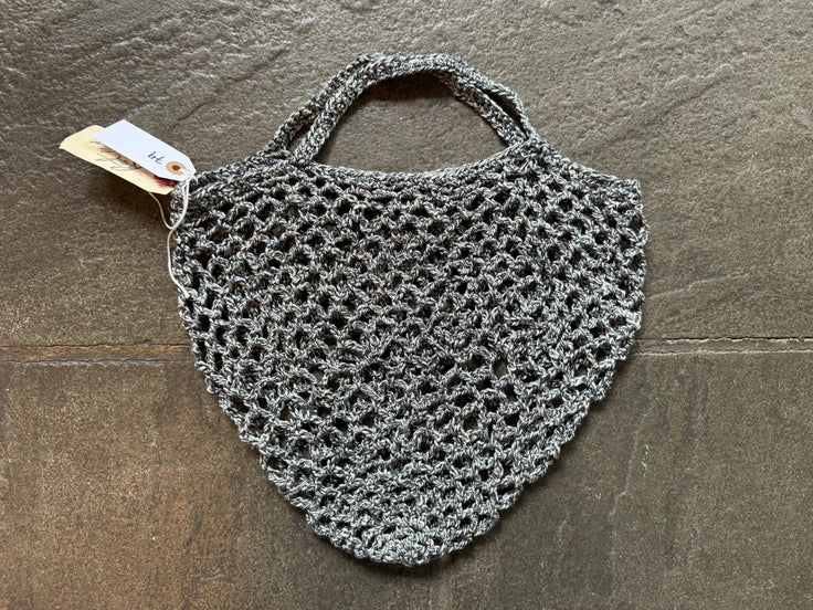 Crochet Grocery Bag ~ Maharani Silk Sample 74