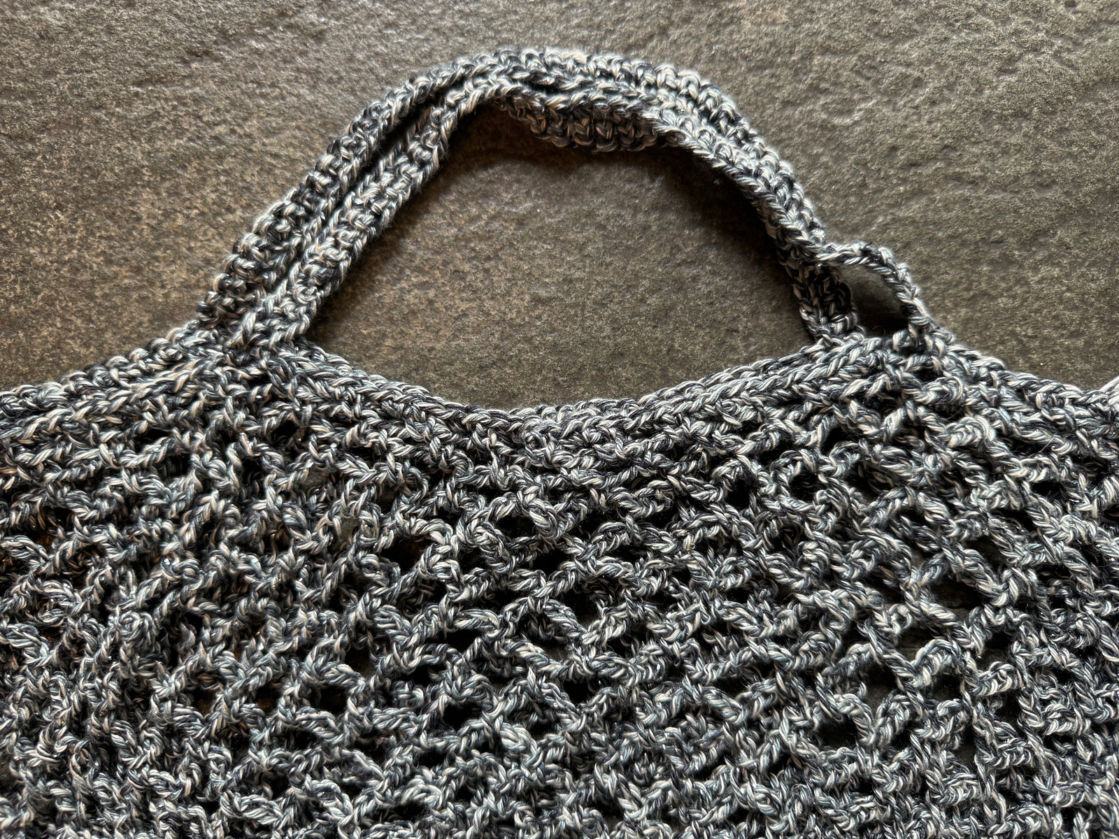Crochet Grocery Bag ~ Maharani Silk Sample 74