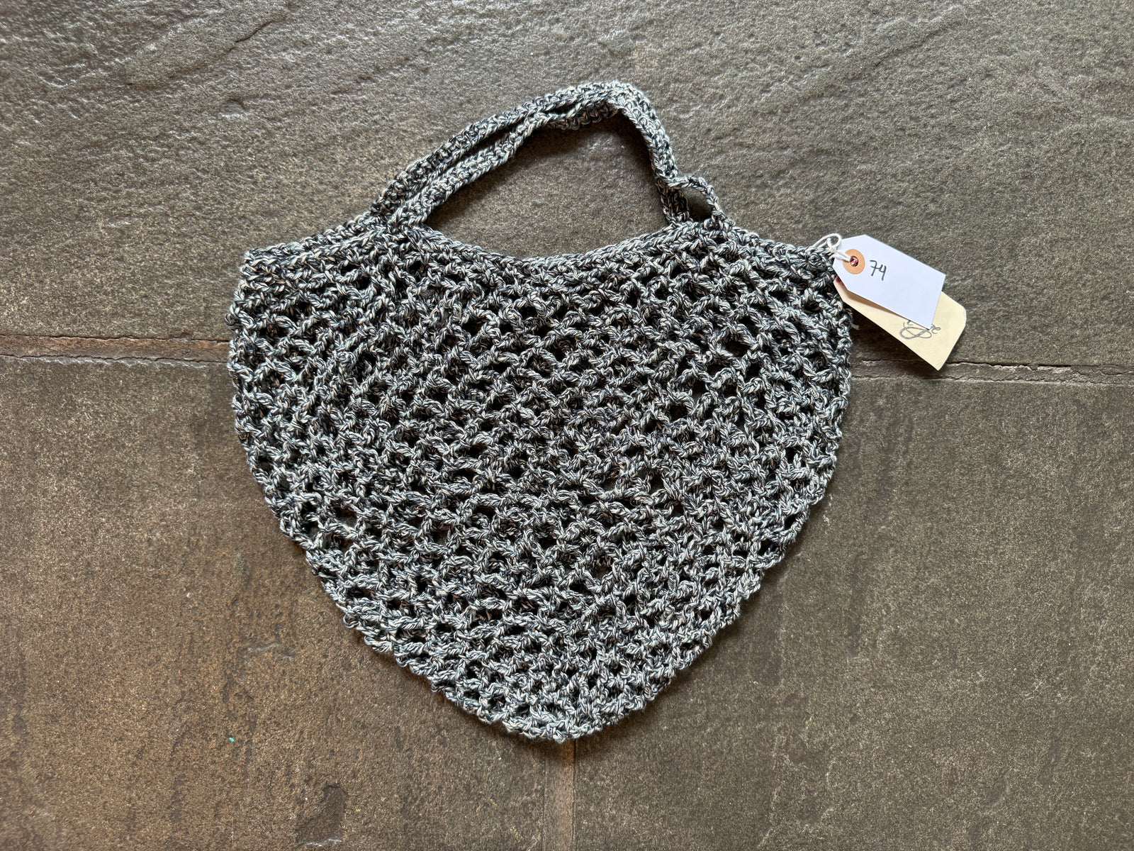 Crochet Grocery Bag ~ Maharani Silk Sample 74