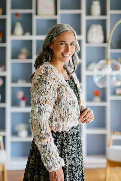 Daisy Chain Cardi Smoky Quartz