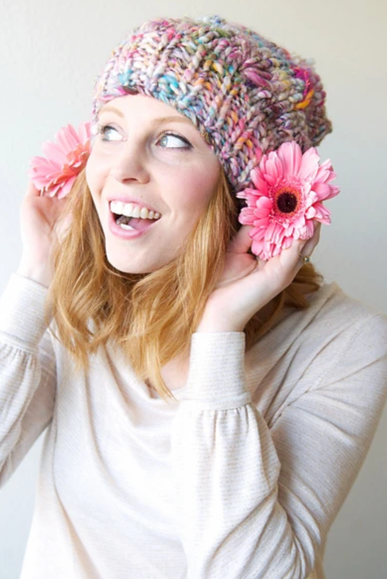 Dandelion Hat ~ Day Dreamer Swirl Sample 90