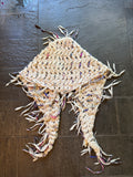 SOLD Dash Shawl ~ Soft Ivory / Granola Girl Sample 59