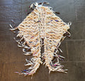 SOLD Dash Shawl ~ Soft Ivory / Granola Girl Sample 59