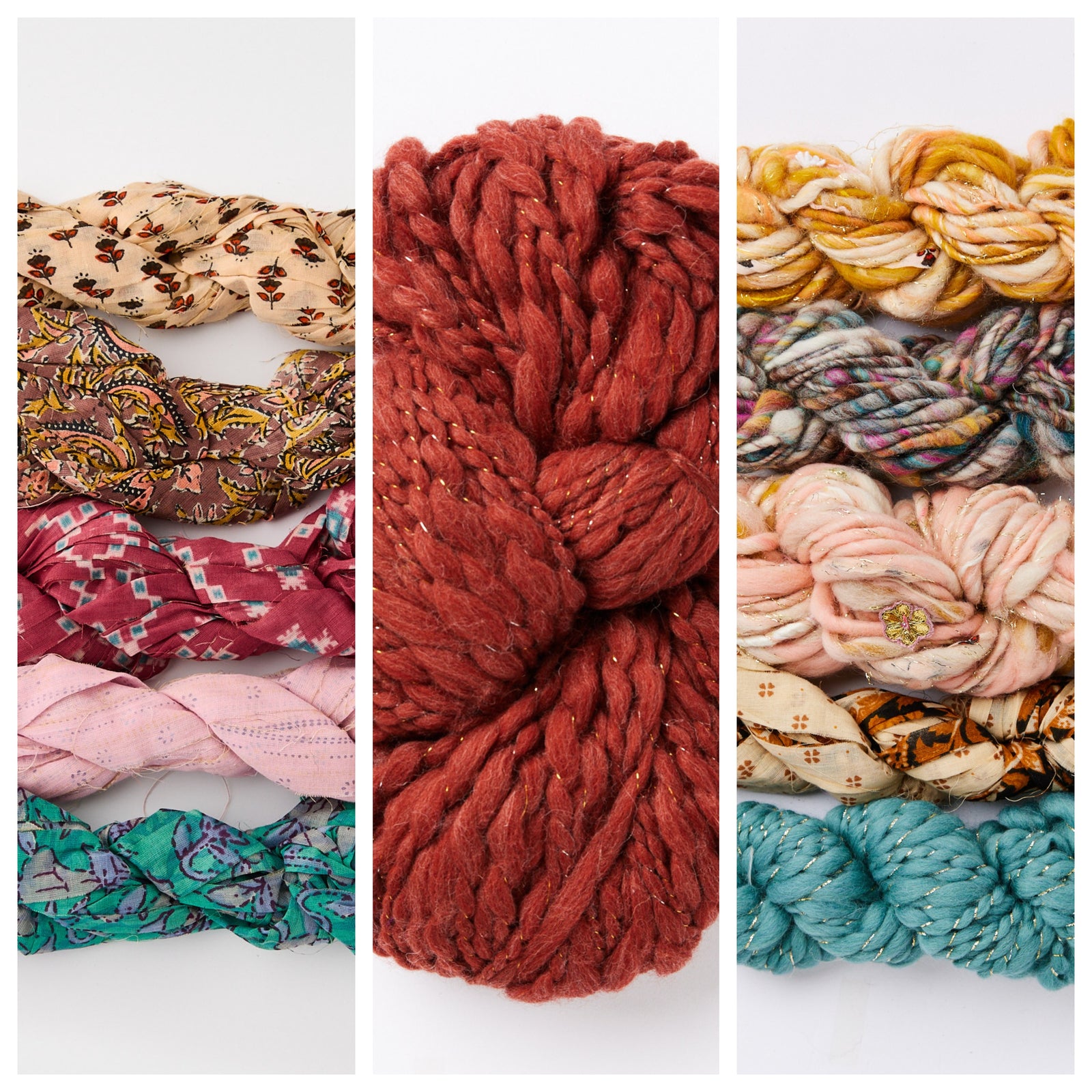 Rodeo Vest Mixed Yarn ~ Knitalong Kit