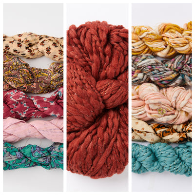 Rodeo Vest Mixed Yarn ~ Knitalong Kit