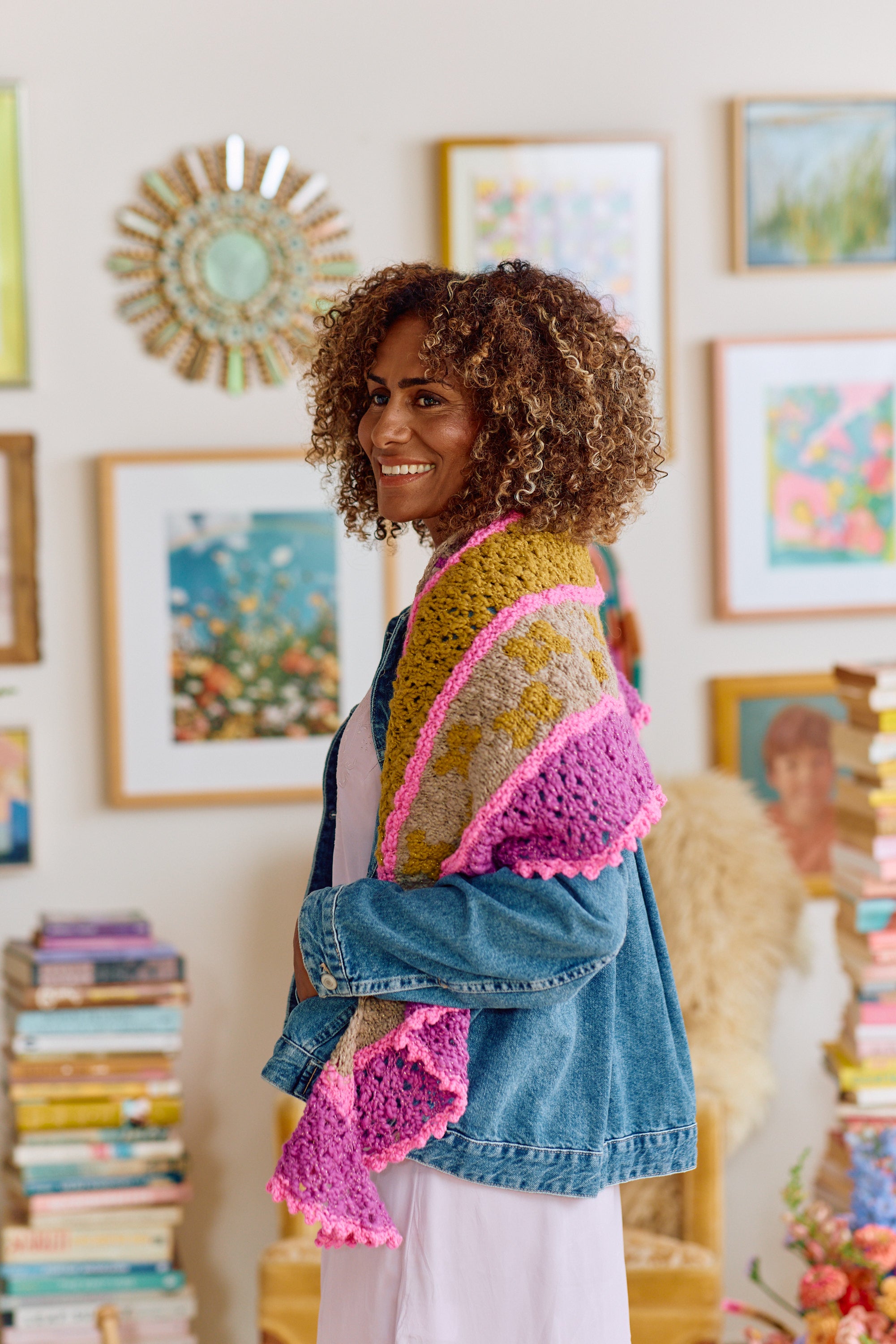 Dew Drop Crescent Shawl Pattern – Knit Collage