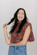 Knit Collage Diamond Crop Sweater Pattern