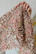 Dotted Sea Wave Shawl Pattern