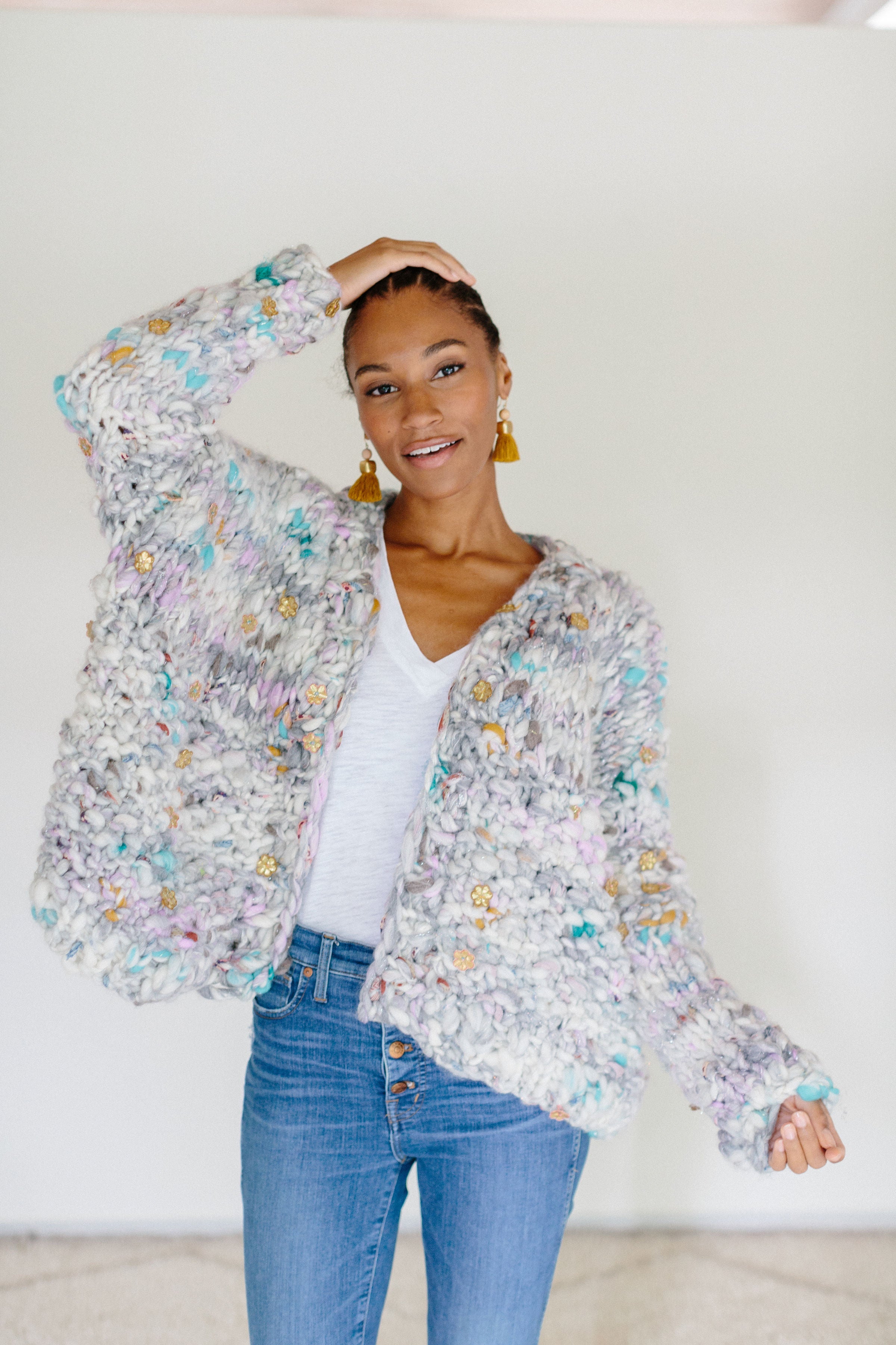 SeeSaw カーディガン CRAFT KNIT CARDIGAN CRAFT KNIT CARDIGAN – seesew