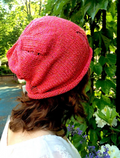 Drop Stitch Beanie ~ Maharani Silk Sample 80