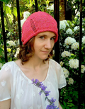 Drop Stitch Beanie ~ Maharani Silk Sample 80