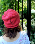 Drop Stitch Beanie ~ Maharani Silk Sample 80