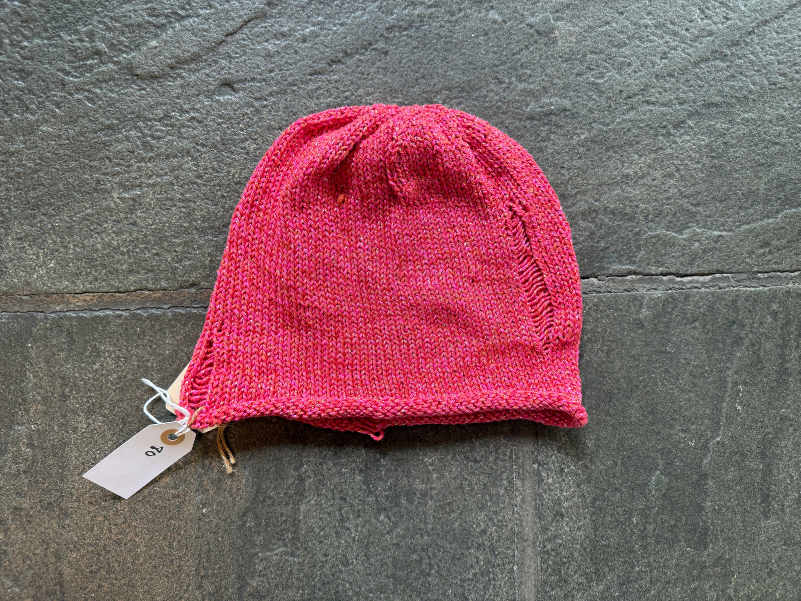 Drop Stitch Beanie ~ Maharani Silk Sample 80