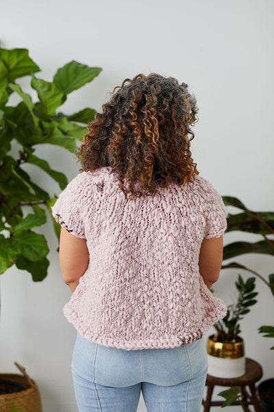 Back view of the third sweater