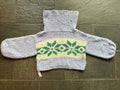 Enchanted Forest Sweater ~ Periwinkle / Ice Green Sample 35