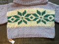 Enchanted Forest Sweater ~ Periwinkle / Ice Green Sample 35