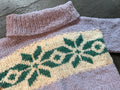 Enchanted Forest Sweater ~ Periwinkle / Ice Green Sample 35