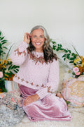 Exhale Sweater ~ Lavender Dust / Sierra Redwood Sample 6