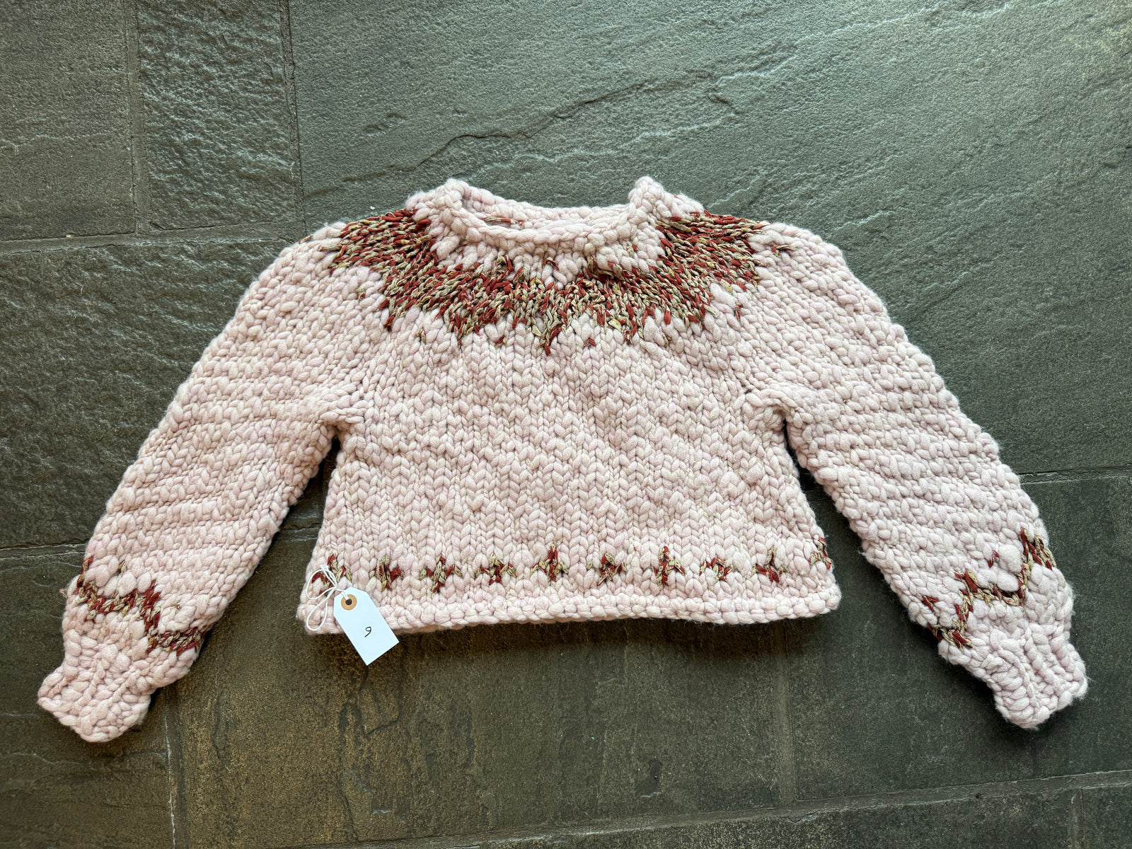 Exhale Sweater ~ Lavender Dust / Sierra Redwood Sample 6