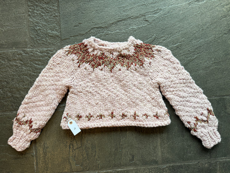 Exhale Sweater ~ Lavender Dust / Sierra Redwood Sample 6