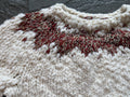 Exhale Sweater ~ French Vanilla / Sierra Redwood Sample 16