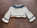 Exhale Sweater ~ Minty / Cornflower Sample 13