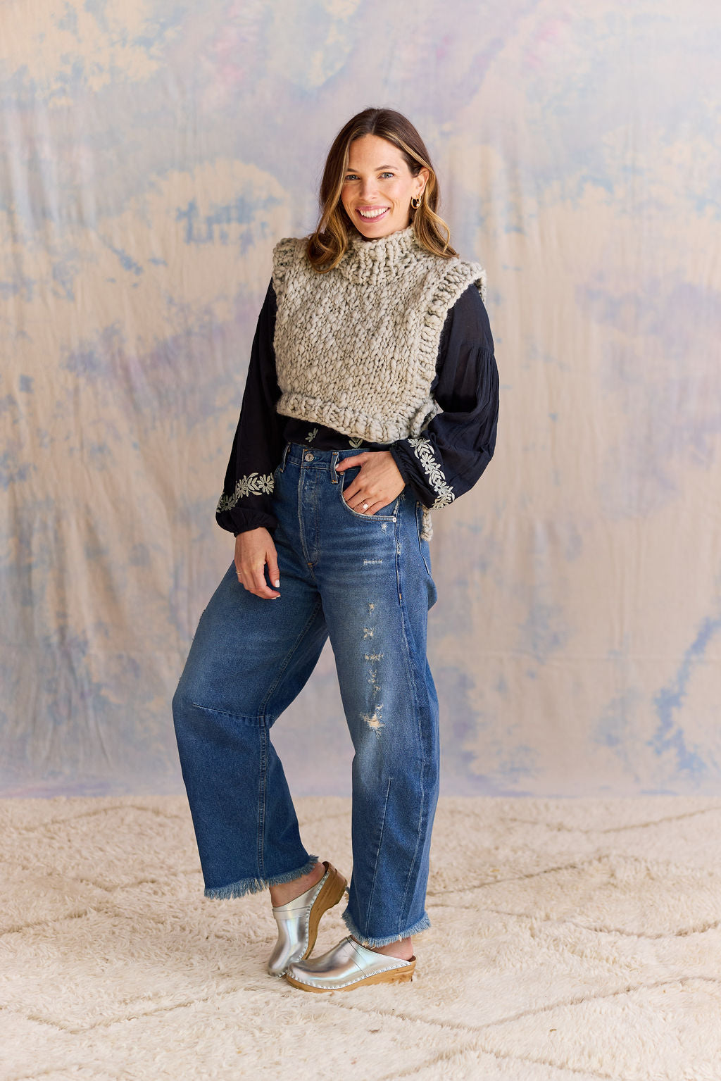 Feeling Groovy Side Tie Vest Kit ~ Solid – Knit Collage