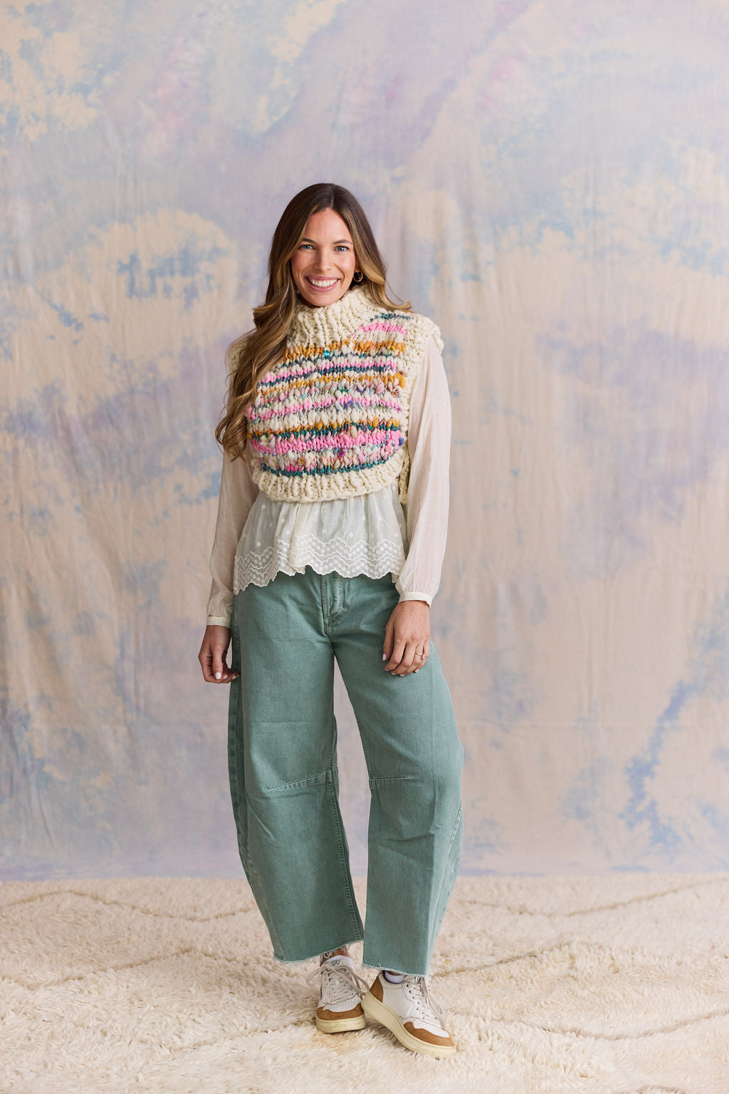 Feeling Groovy Side Tie Vest Kit ~ Stripe