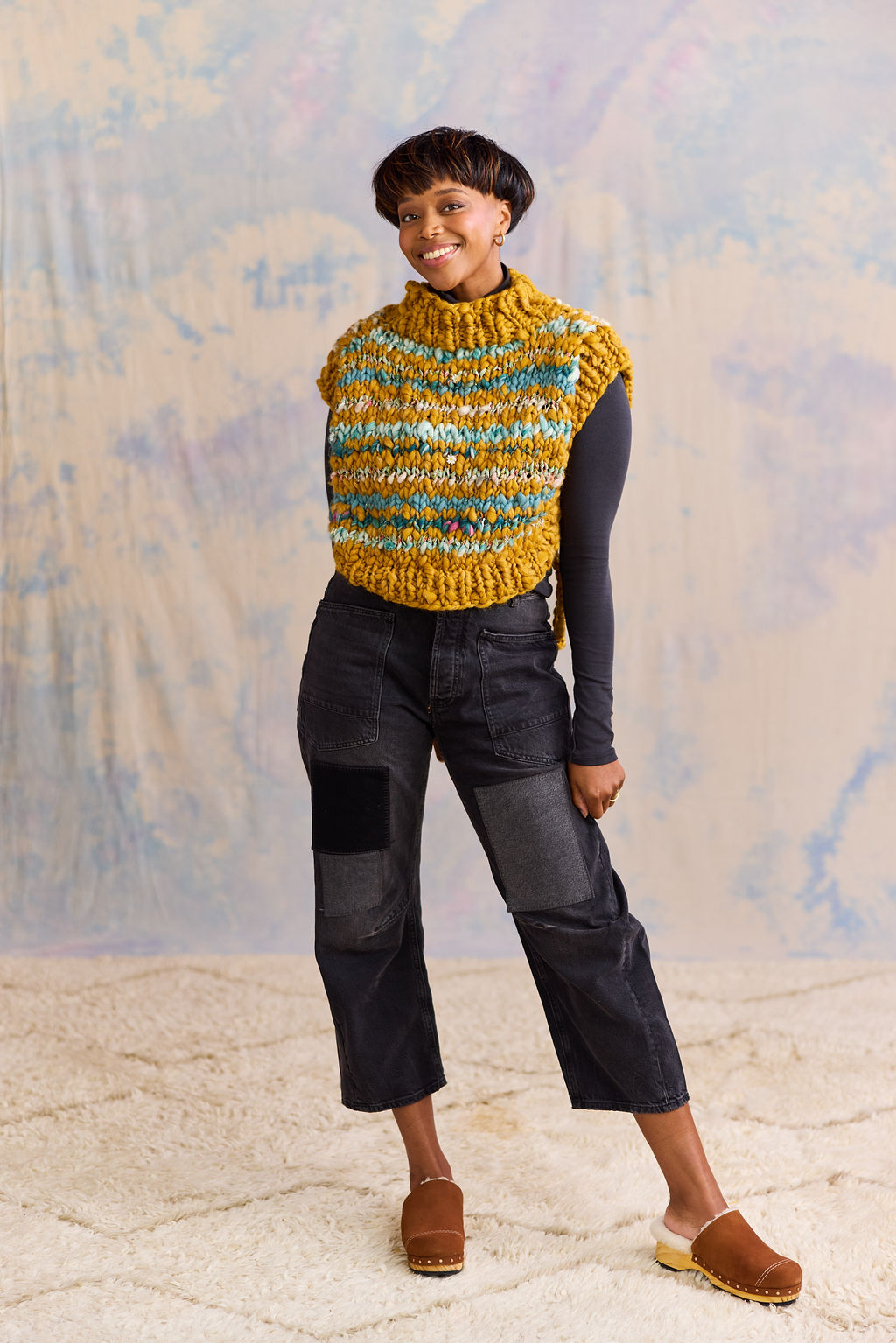 Feeling Groovy Side Tie Vest Kit ~ Stripe