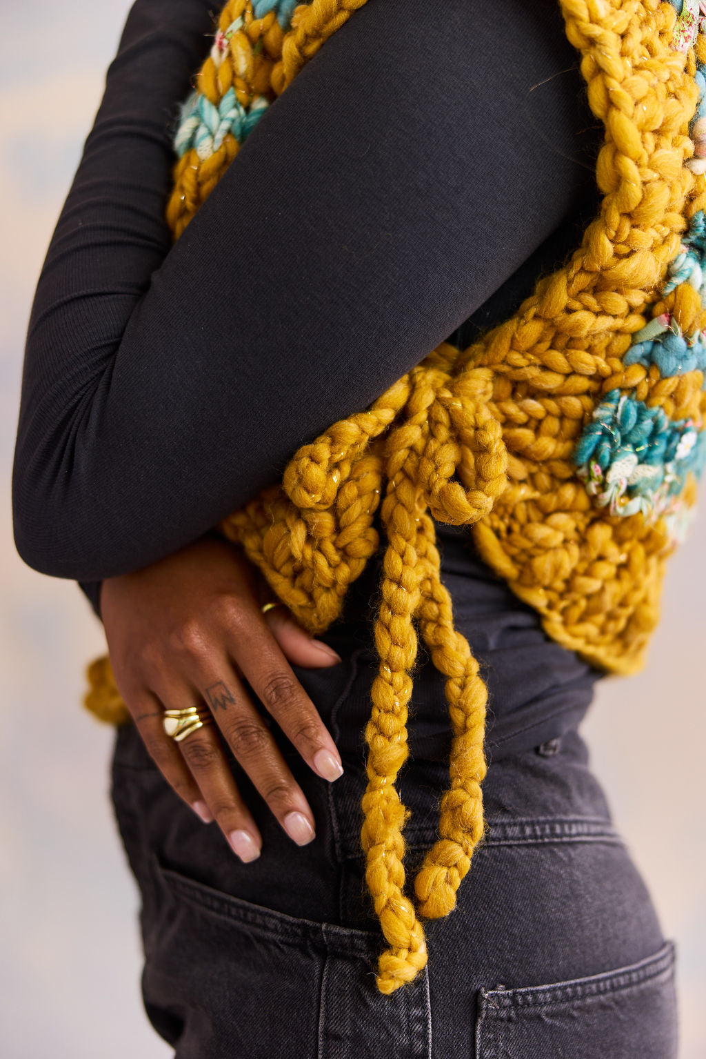 Feeling Groovy Side Tie Vest Kit ~ Stripe