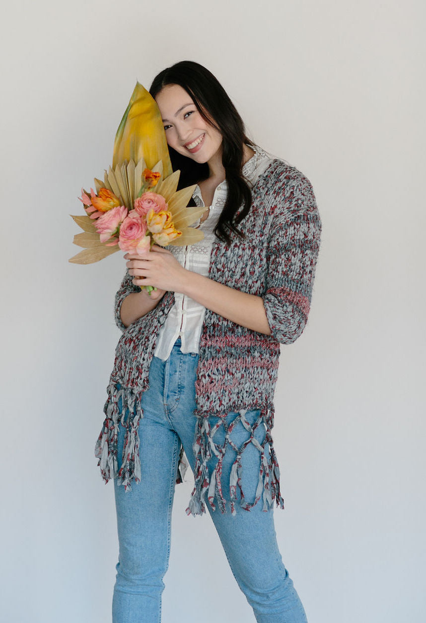 Knit Collage Floret Cardigan Pattern