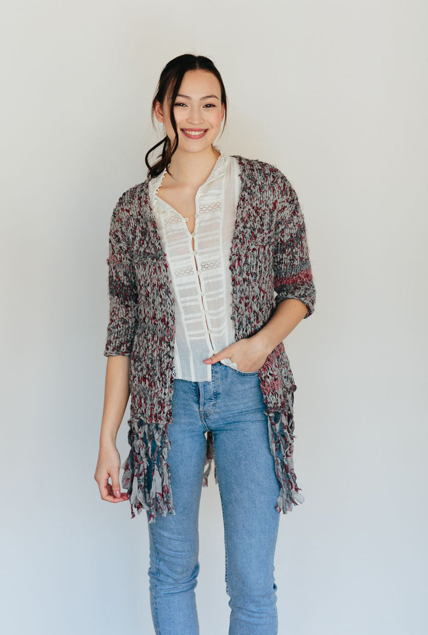 Knit Collage Floret Cardigan Pattern