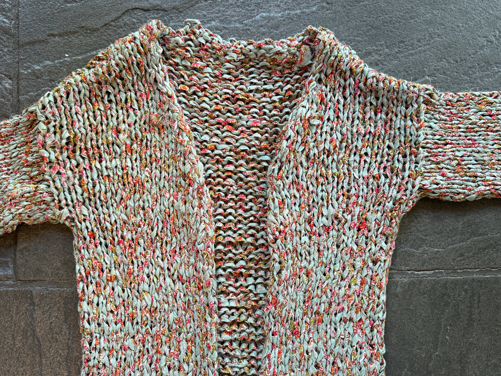 SOLD Floret Cardi ~ Sage Green Sample 82
