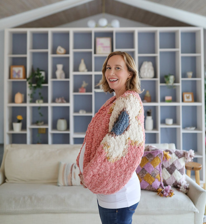 Flower Power Cardi Pattern – Knit Collage