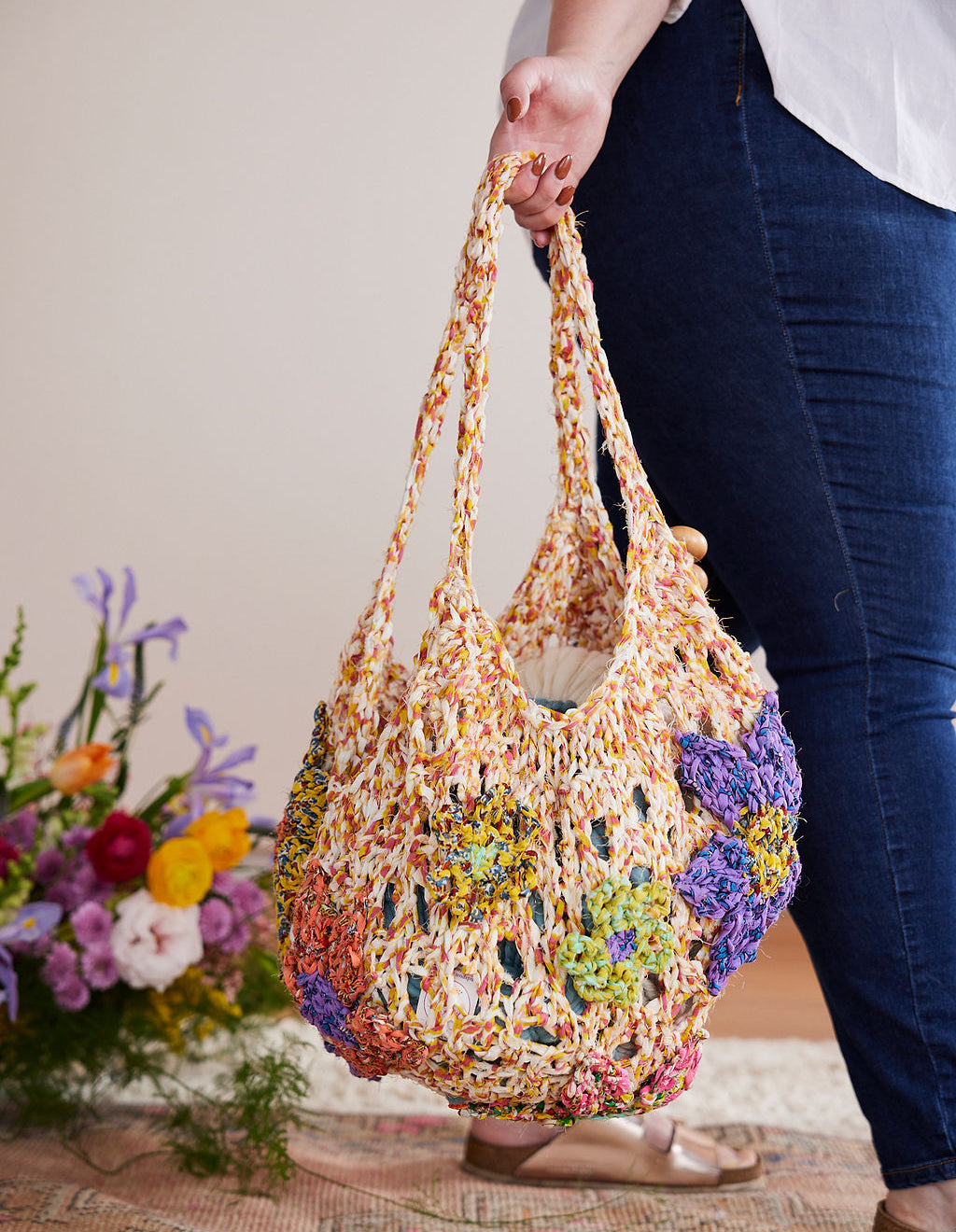Flower Power Market Bag
