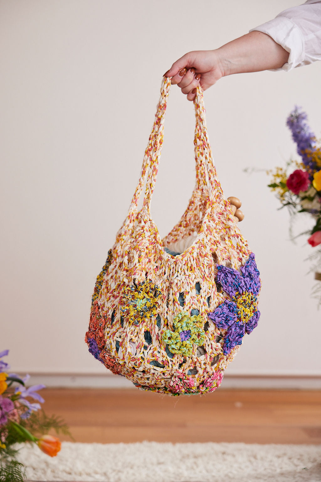 Flower Power Market Bag