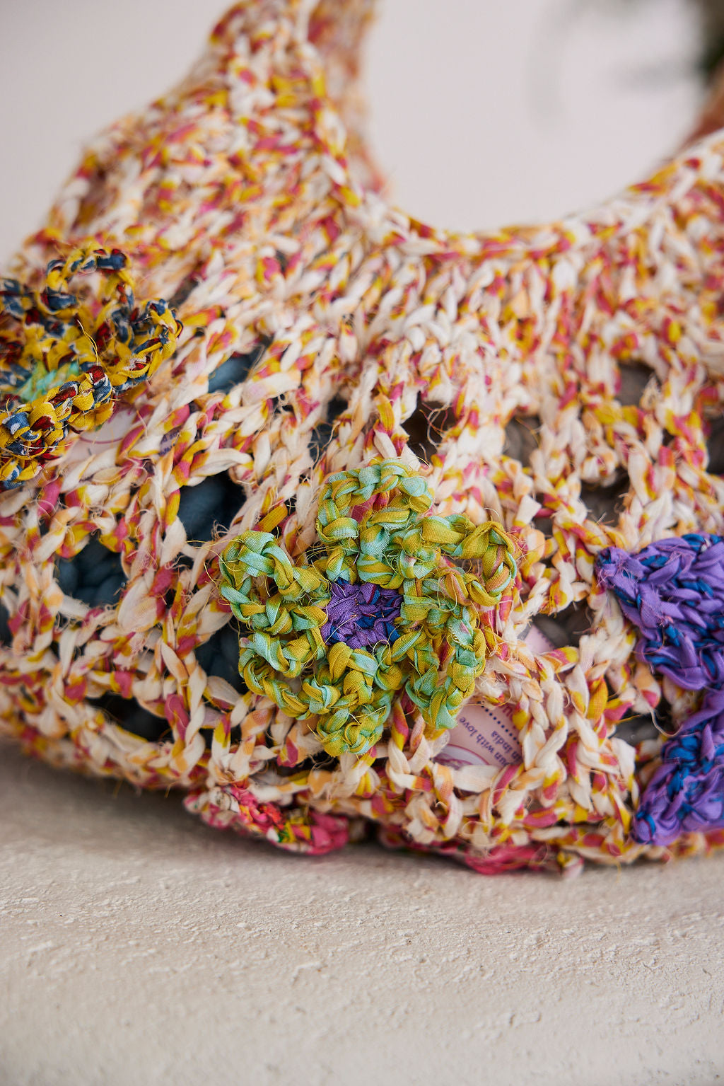 Flower Power Market Bag Pattern – Knit Collage